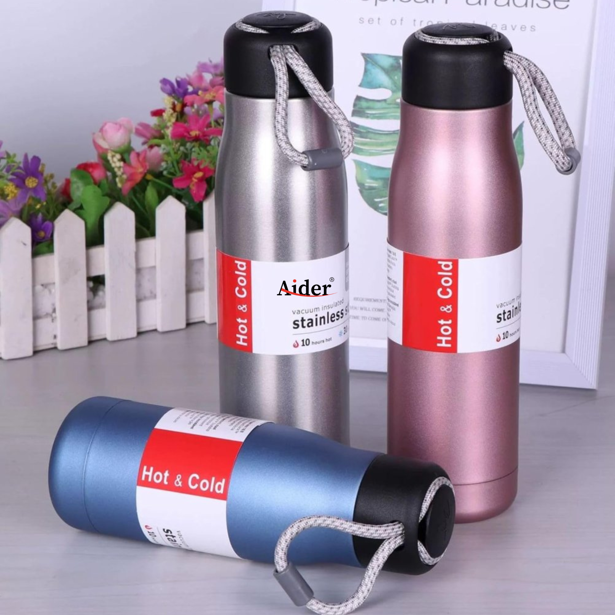 Aider Insulated Steel Bottle 550 ml (Double-Wall, 304 SS)