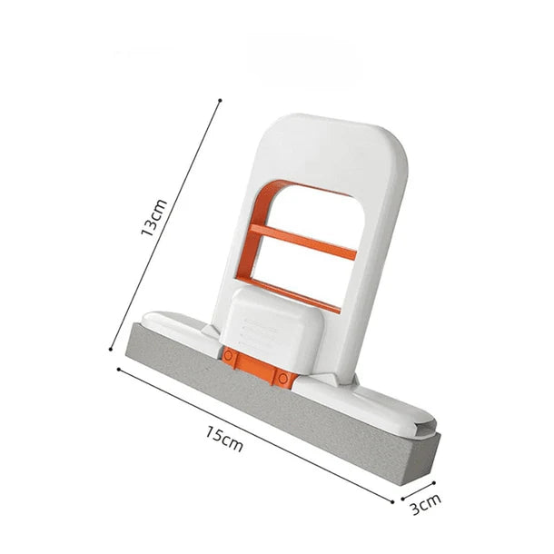 Aider Mini Foldable Sponge Mop for Wet & Dry Cleaning (Pack Of 2)