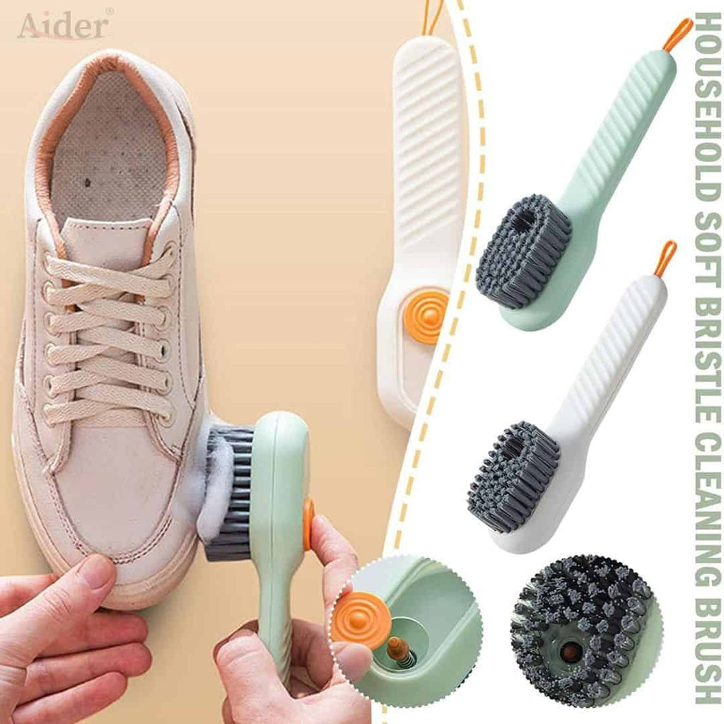 Liquid Dispensing Shoe Cleaning Brush