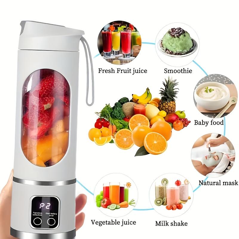 Portable Rechargeable Blender - USB Juicer for Fresh Smoothies & Shakes