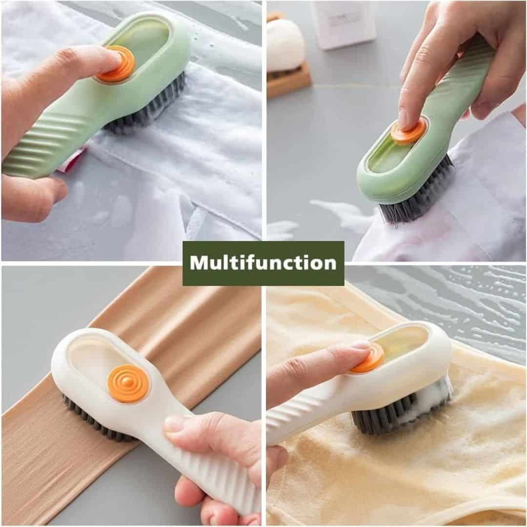 Liquid Dispensing Shoe Cleaning Brush