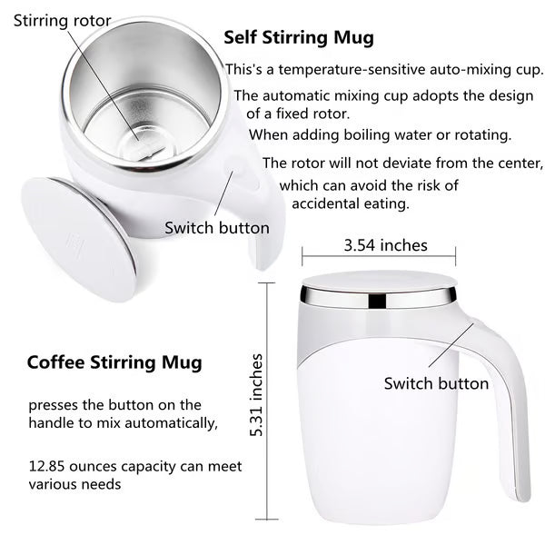 🎁Aider Automatic Magnetic Stirring Coffee Mug