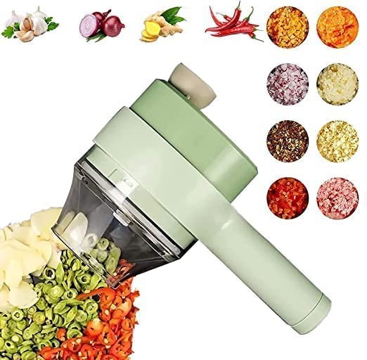 4-In-1 Rechargeable Chopper & Grinder