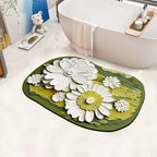 Aider Square 5D Anti-Slip Water Absorbing Bathroom Mat