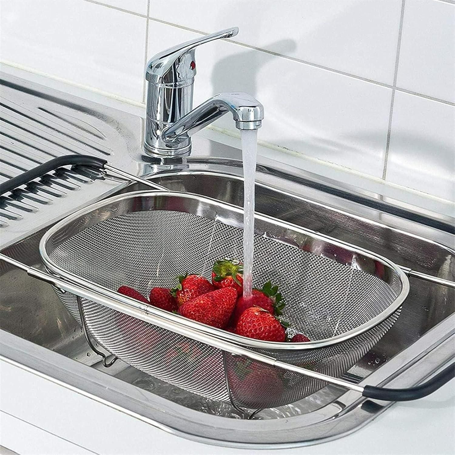 stainless steel colander big size