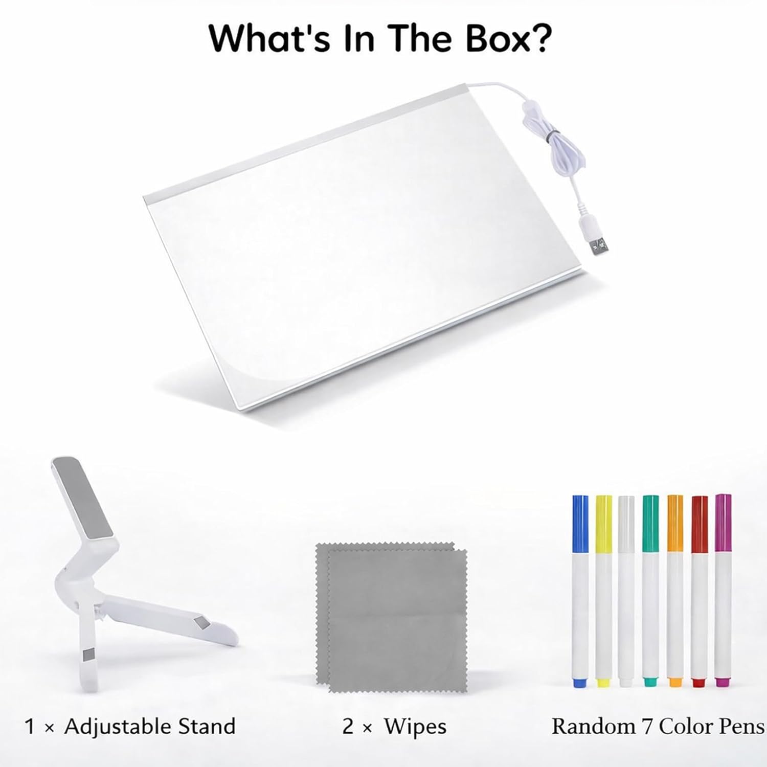 3D LED Glow Writing Board for Kids