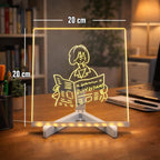 3D LED Glow Writing Board for Kids
