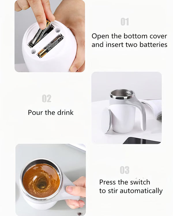 🎁Aider Automatic Magnetic Stirring Coffee Mug