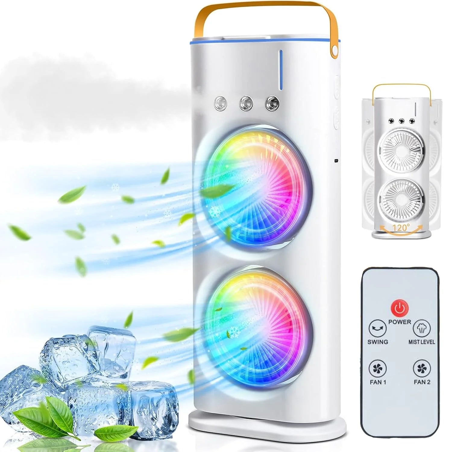 Portable Mini Cooling Fan - USB Rechargeable Personal Air Cooler