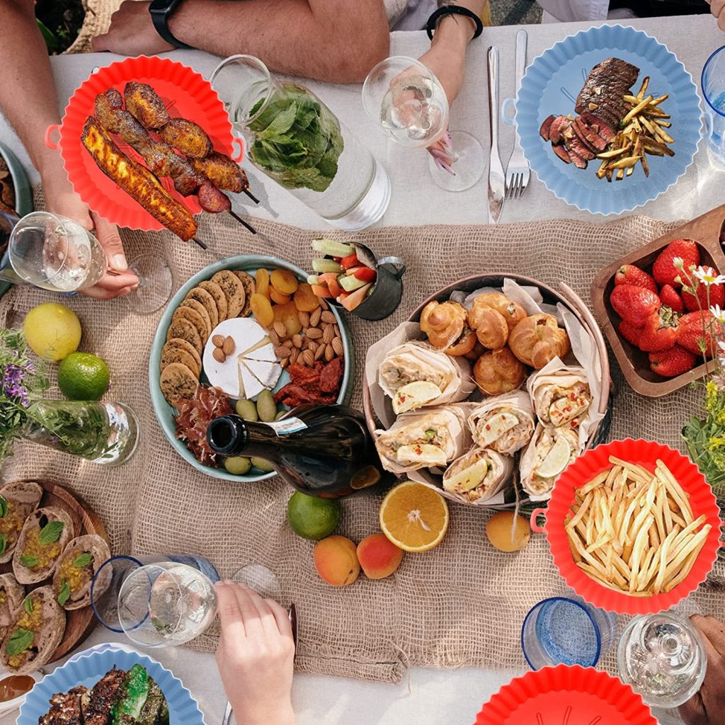 Buy 1 Get 1 Reusable Air Fryer Silicone Liners