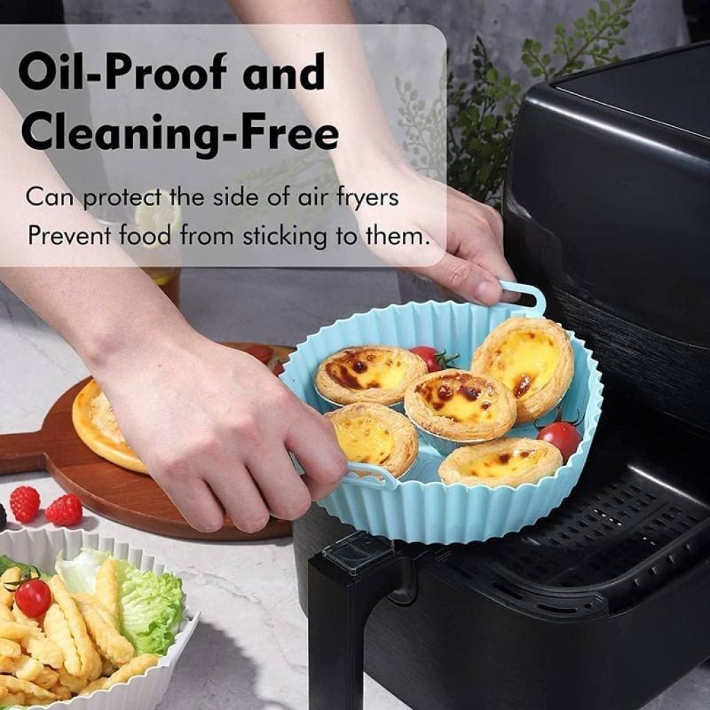 Reusable Air Fryer Silicone Liners - Non-Stick, Easy Clean (Buy 1 Get 1 Free)