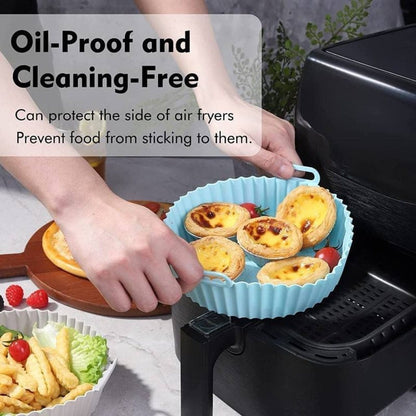Reusable Air Fryer Silicone Liners - Non-Stick, Easy Clean (Buy 1 Get 1 Free)