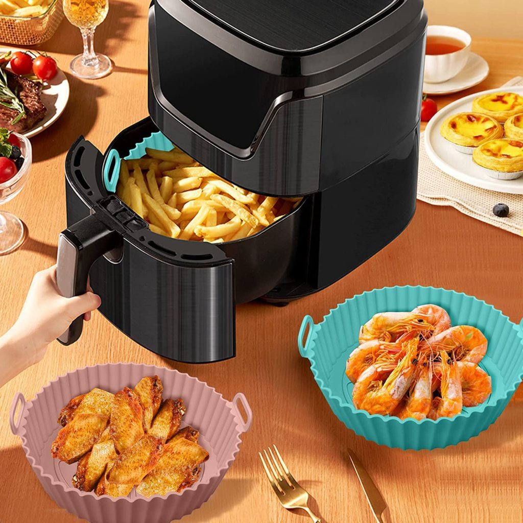Buy 1 Get 1 Reusable Air Fryer Silicone Liners