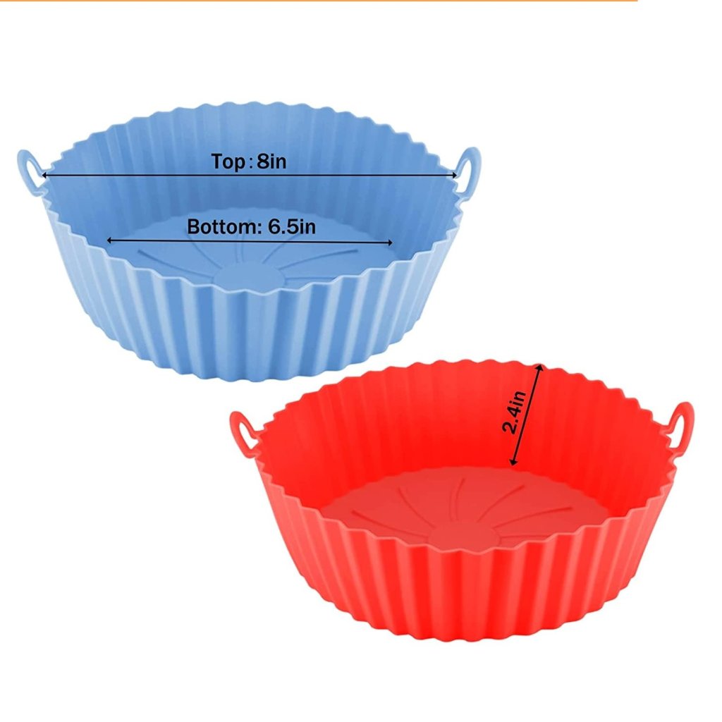 Reusable Air Fryer Silicone Liners - Non-Stick, Easy Clean (Buy 1 Get 1 Free)