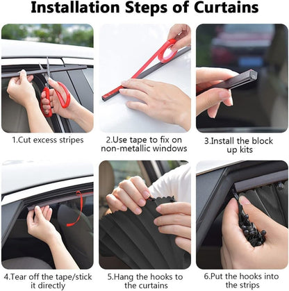 Magnetic Car Side Window Sun Shade – Instant UV Block, Cool Cabin & Total Privacy