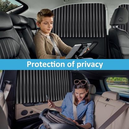 Magnetic Car Side Window Sun Shade – Instant UV Block, Cool Cabin & Total Privacy