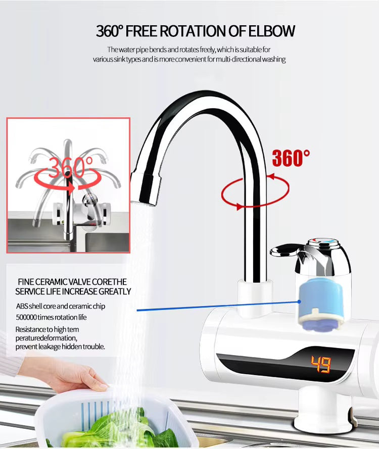 Instant Electric Heating Water Heater Faucet Tap