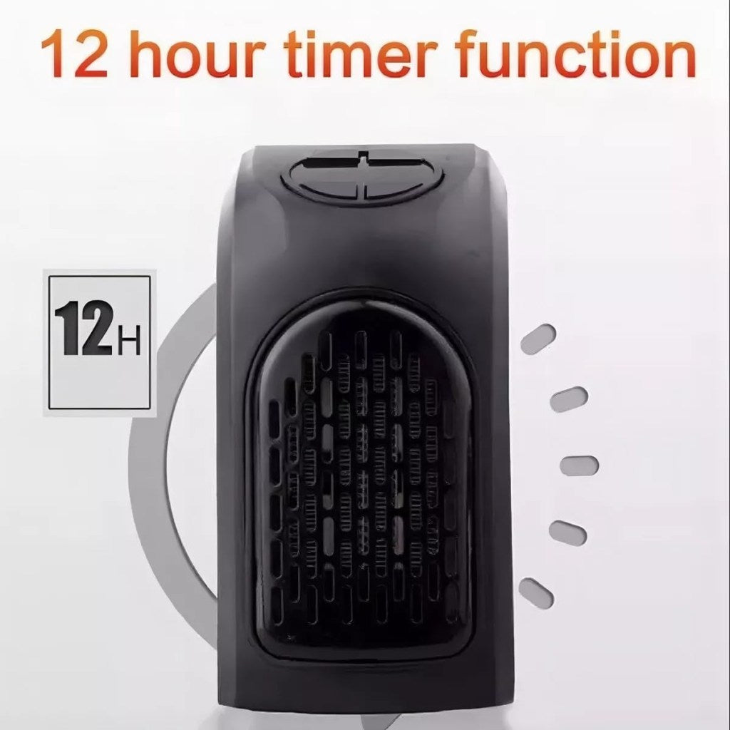 Handy Plug-In Mini Room Heater 400W | Instant Heat for Home & Office