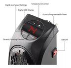 Handy Plug-In Mini Room Heater 400W | Instant Heat for Home & Office