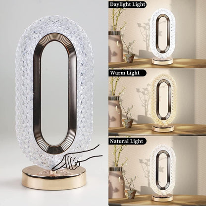 Crystal Bedside Lamp