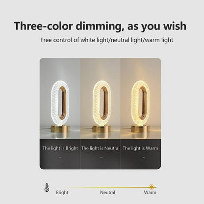 Modern Oval Crystal Night Light