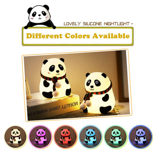 Adorable Panda Night Light – Soft Glow LED Lamp for Kids & Adults