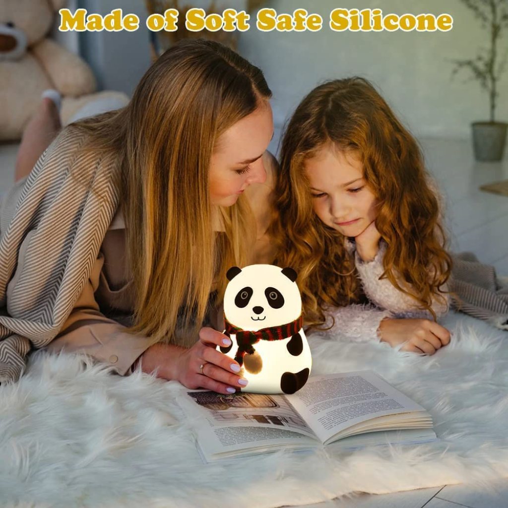 Adorable Panda Night Light – Soft Glow LED Lamp for Kids & Adults