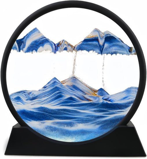 moving sand art