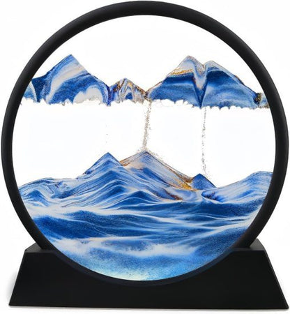 moving sand art