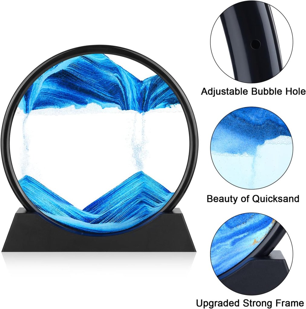 Dynamic Sand Art Sculpture – Moving Sandscape for Home Decor & Gifting