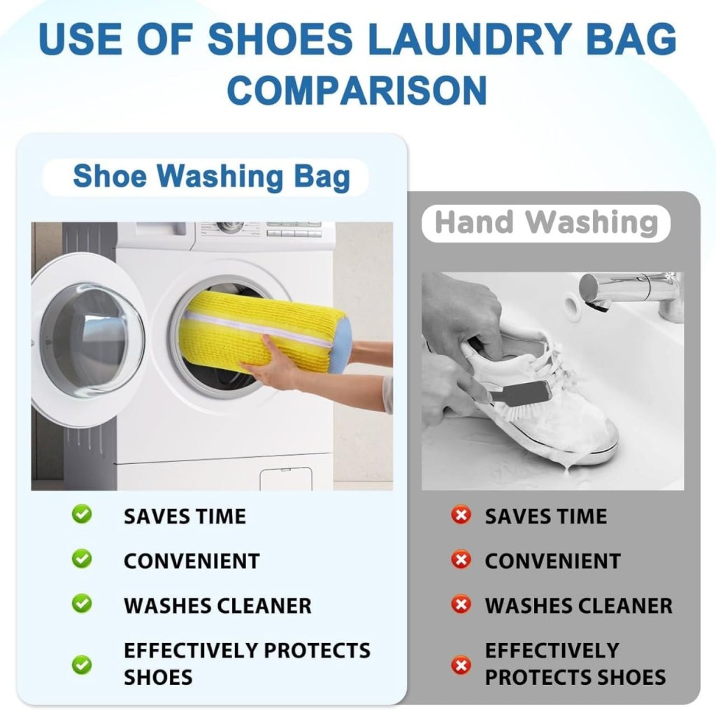 Shoe Washing Bag for Machine - Reusable & Durable