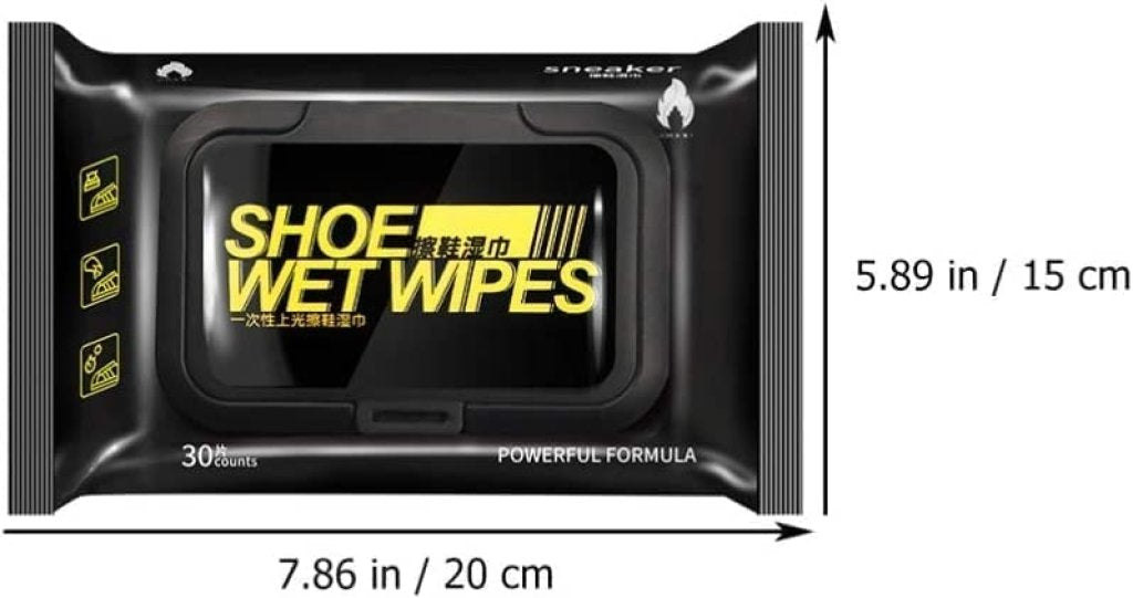 shoe cleaning wipes white