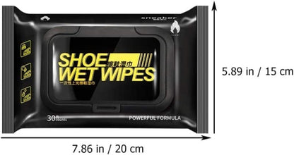 shoe cleaning wipes white