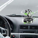 Solar Rotating Car Air Freshener – Refillable Dashboard Diffuser