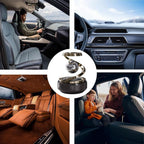 Solar Rotating Car Air Freshener – Refillable Dashboard Diffuser