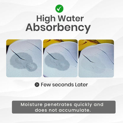 Aider Square 5D Anti-Slip Water Absorbing Bathroom Mat