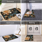 Aider Square 5D Anti-Slip Water Absorbing Bathroom Mat