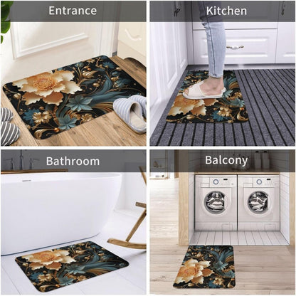 Aider Square 5D Anti-Slip Water Absorbing Bathroom Mat