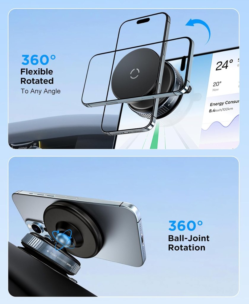 Vacuum Magnetic Phone Holder