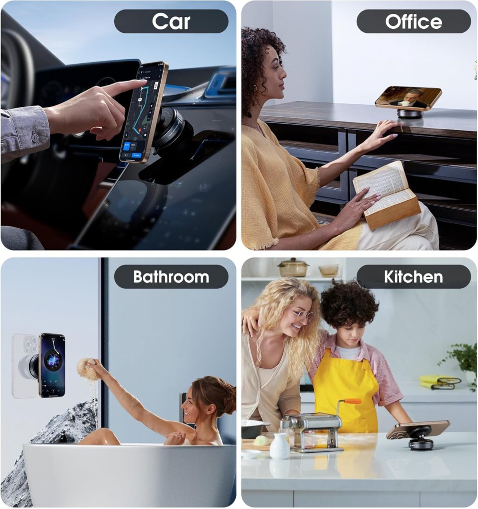 Vacuum Magnetic Phone Holder