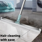 Aider Silicon Magic Broom Floor Wiper Long Handle 180° Rotate