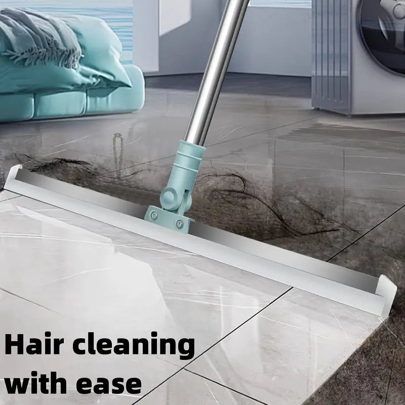 Aider Silicon Magic Broom Floor Wiper Long Handle 180° Rotate
