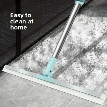 Aider Silicon Magic Broom Floor Wiper Long Handle 180° Rotate