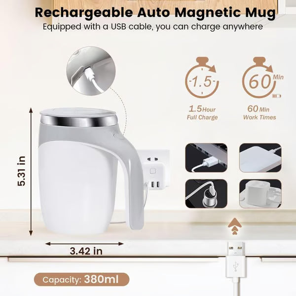 🎁Aider Automatic Magnetic Stirring Coffee Mug