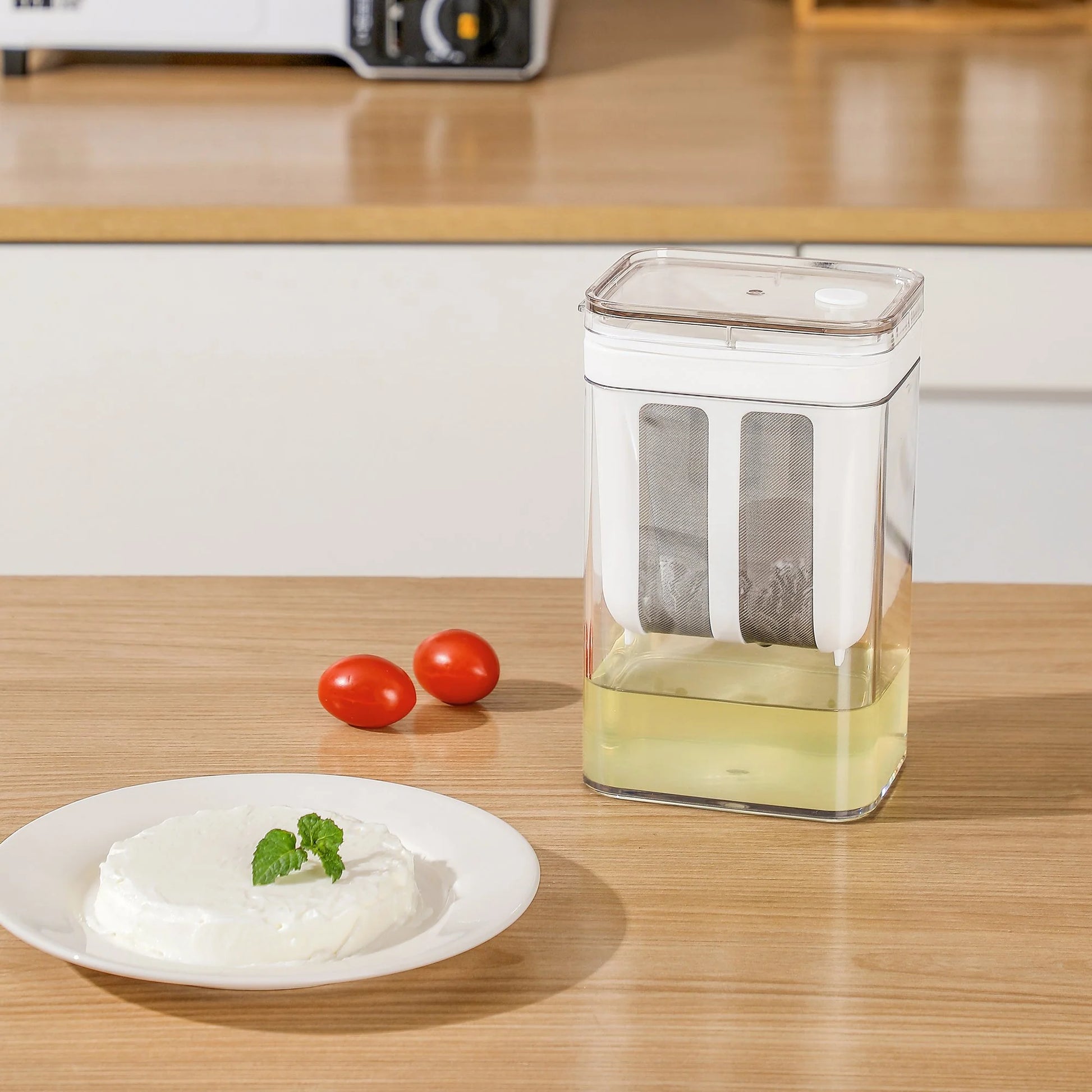 Aider yogurt filter