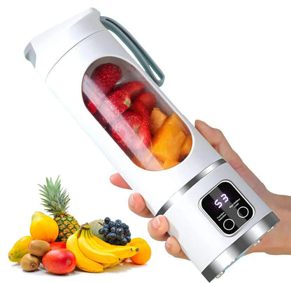 Portable Rechargeable Blender - USB Juicer for Fresh Smoothies & Shakes